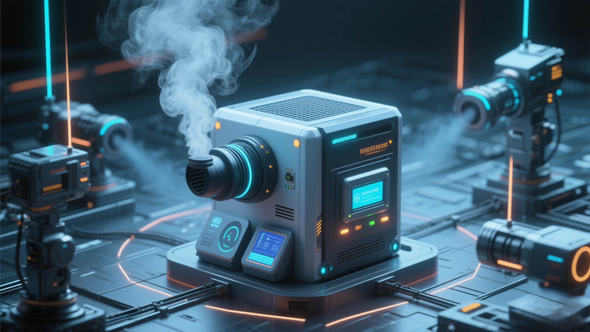 智能感應(yīng)，99.9% 煙霧凈化率 —— 告別激光加工產(chǎn)生的煙霧對(duì)人體的傷害！